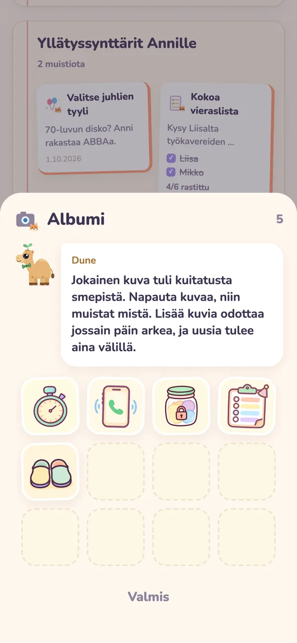 Albumi: kuitattujen smeppien kuvat